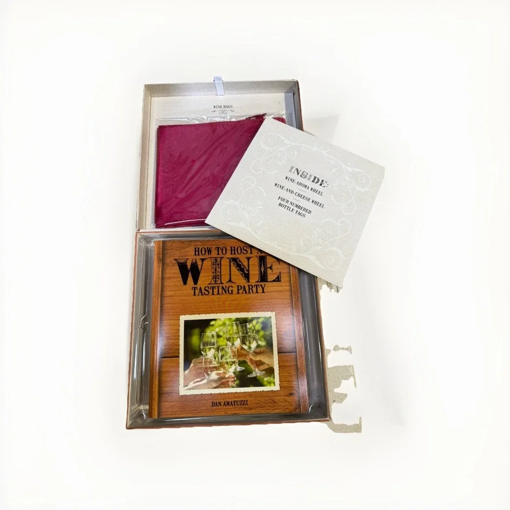 How To Host A Wine tasting Party the Complete Kit for your home Brand New in Box